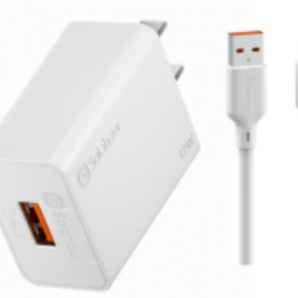 12W Fast Charger Kit With 1m USB Micro-B Cable US Plug